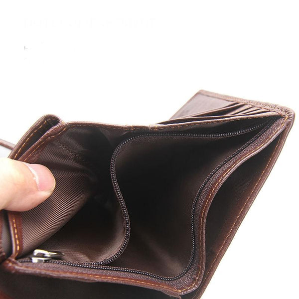 Leather Mens Passport Holder Wallets