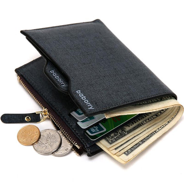 Coin Purse Pockets Clutch with zipper Men Wallet