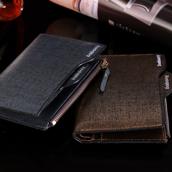 Coin Purse Pockets Clutch with zipper Men Wallet
