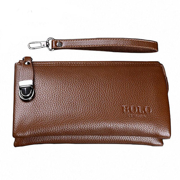 Vintage Famous Men Wallet Luxury Long Men's Clutch Bags