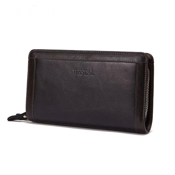 Double Zipper  Wallet Man's Clutch Bags
