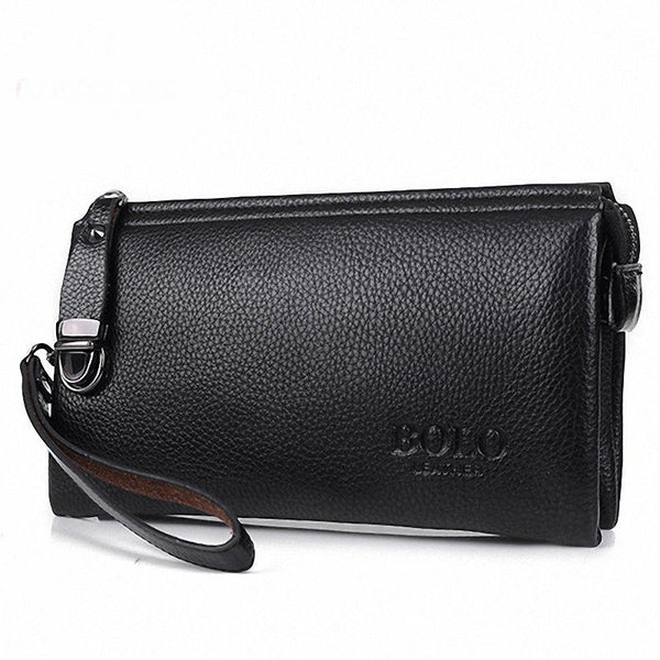 Vintage Famous Men Wallet Luxury Long Men's Clutch Bags