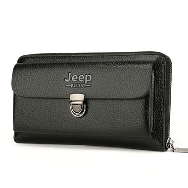 Casual Wallet Men Purse Clutch Bag Microfiber Leather Wallet