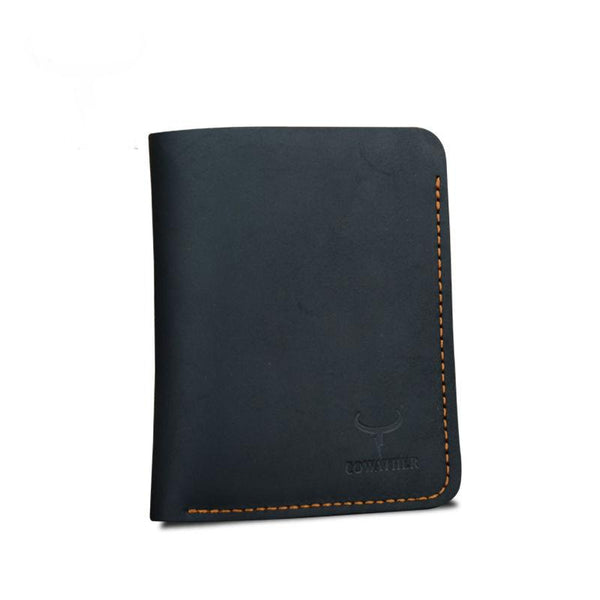 Crazy Horse Leather Men Wallets Vintage