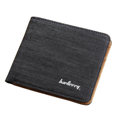 Soft Linen Design Wallet Casual Short Style Men Wallets