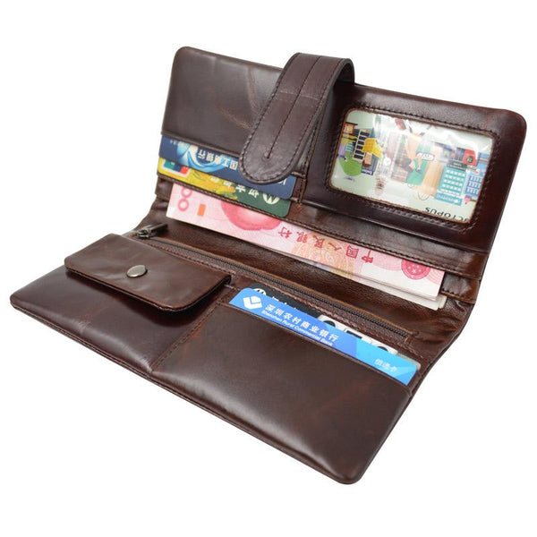 Men's Purse Wallet Card Holder Phone Coin Package