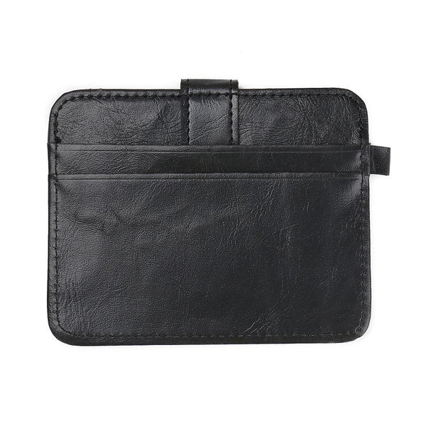 Mini Wallets Hasp Small Purse Leather Wallet Men