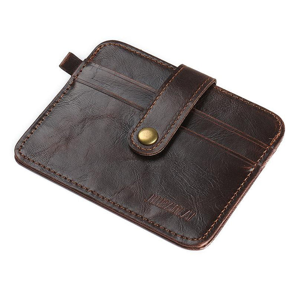 Mini Wallets Hasp Small Purse Leather Wallet Men