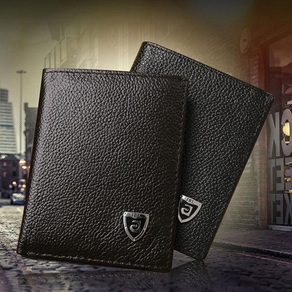 Leather Purses Cowhide Mini  Men Wallets