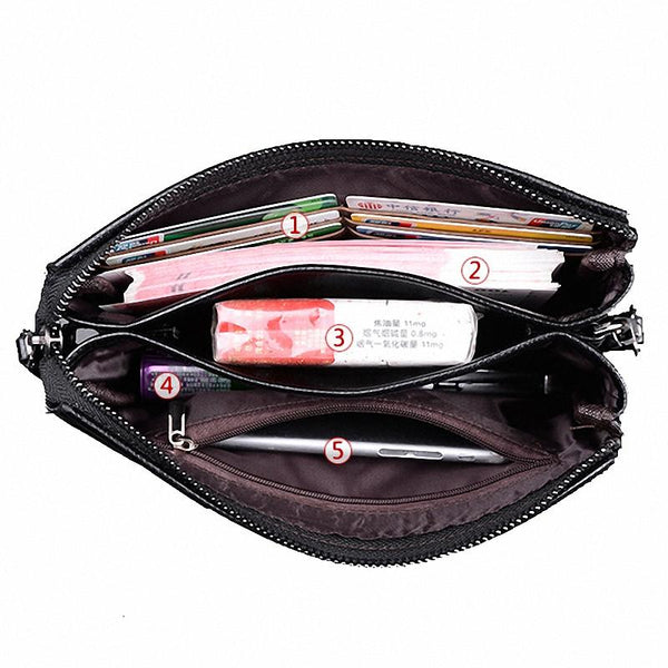 Vintage Famous Men Wallet Luxury Long Men's Clutch Bags