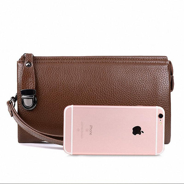 Vintage Famous Men Wallet Luxury Long Men's Clutch Bags