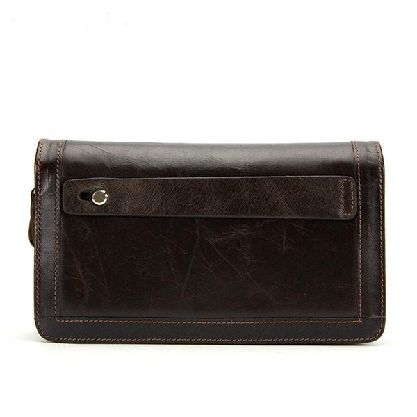 Double Zipper  Wallet Man's Clutch Bags