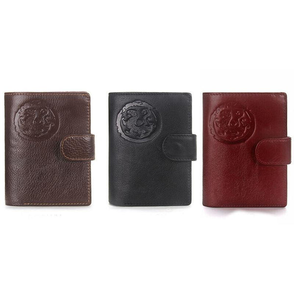 Leather Mens Passport Holder Wallets