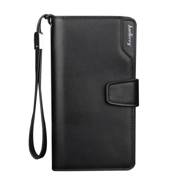 Men Wallets Men Purse Clutch Bag PU Leather Wallet Long