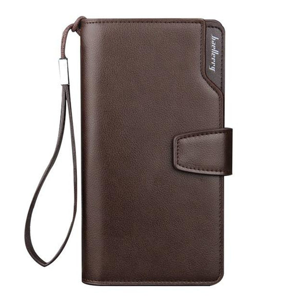Men Wallets Men Purse Clutch Bag PU Leather Wallet Long