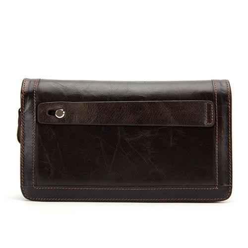 Double Zipper  Wallet Man's Clutch Bags