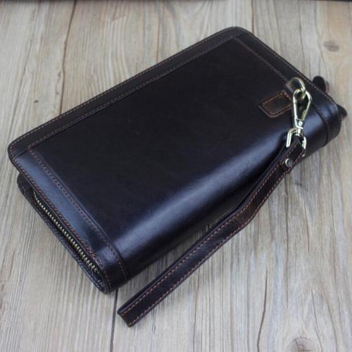 Double Zipper  Wallet Man's Clutch Bags