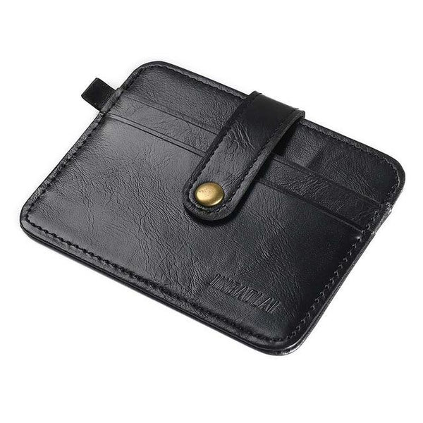 Mini Wallets Hasp Small Purse Leather Wallet Men