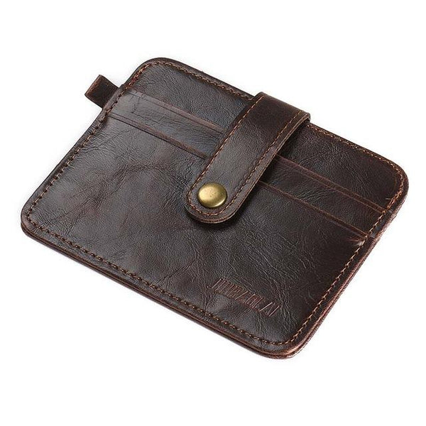 Mini Wallets Hasp Small Purse Leather Wallet Men