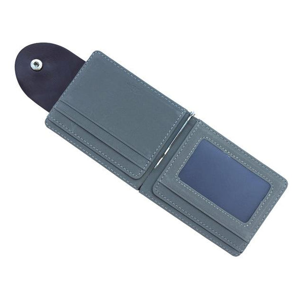 Mini Men's leather Money Clip Wallet Pocket Purse